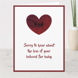 Stora Hund Sympathy-kort efter dalDesignNZ Kort