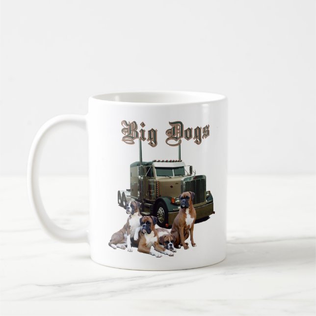 Stora hundar, stora hundar kaffemugg (Vänster)