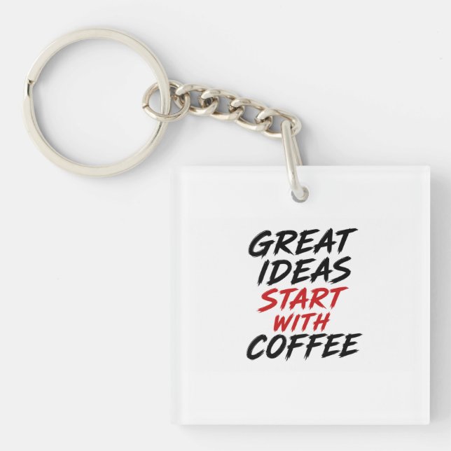 Stora idéer börjar med kaffe (Framsidan)