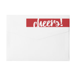 Stora jubel för helgdag etikettband