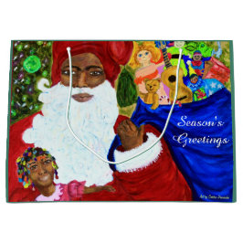 Stora Jultomten Gift Bags - Helgdagar vid jul