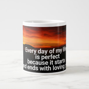 Stora kaffe Mugg med Kärlek-citat Jumbo Mugg