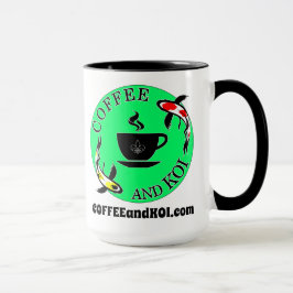 Stora kaffet Mugg - kaffe och koi