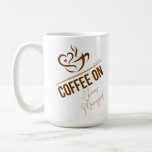 Stora kaffet Mugg - kaffe på - Hanterat chaos<br><div class="desc">Vissa varningar kräver bara koffein och lite attityd - och det här Cowchtalk mugg ger båda. Med vår namnteckning fras, "Coffee On - Chaos Managed", är det perfektens dagliga uppmuntrande dos för kvinnor som tar livet en hett i taget. Oavsett om du är vid ditt skrivbord, på resande fot eller...</div>