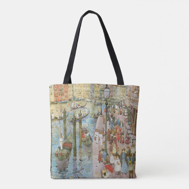 Stora kanalen, Venedig av Maurice Prendergast Tygkasse (Baksida)