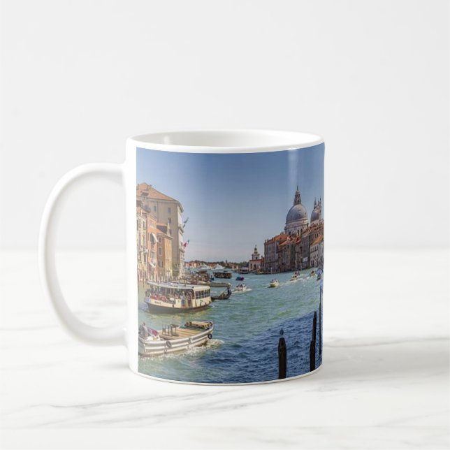 Stora kanalen Venedig Kaffemugg (Vänster)