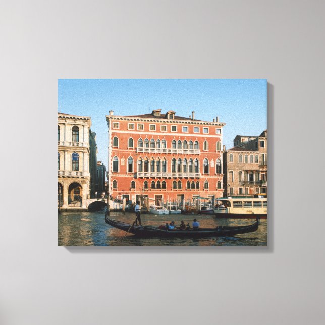 Stora kanalen, Venedig, Veneto, Italien Canvastryck (Framsida)