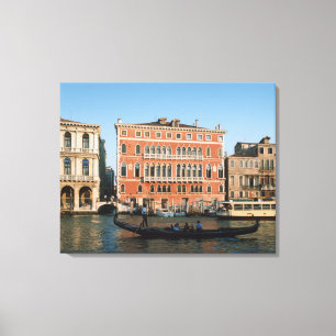 Stora kanalen, Venedig, Veneto, Italien Canvastryck