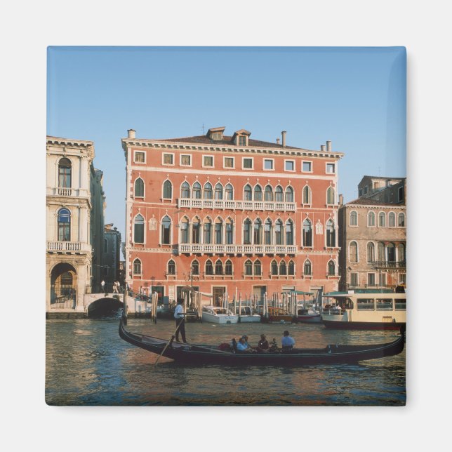 Stora kanalen, Venedig, Veneto, Italien Magnet (Framsidan)