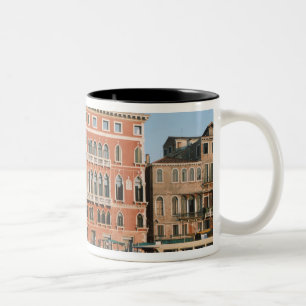 Stora kanalen, Venedig, Veneto, Italien Två-Tonad Mugg
