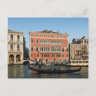 Stora kanalen, Venedig, Veneto, Italien Vykort