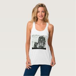 Stora kattmodeller: Förstorad Snö Leopard och Unge Linne Med Racerback