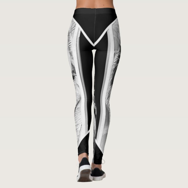 Stora kattmodeller: Mad Tigers 01-04 Leggings (Baksida)