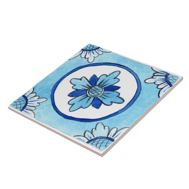 Stora keramiska plattor Sicilian-stil ’Castellamma Kakelplatta (Sidan)