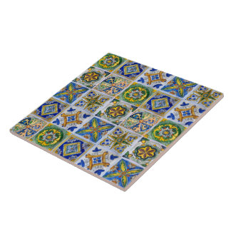 Stora keramiska plattor Sicilian-stil "Sicilian Mi Kakelplatta