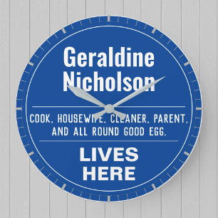 Stora klossar i roligt för minnesmärket Stil Stor Klocka