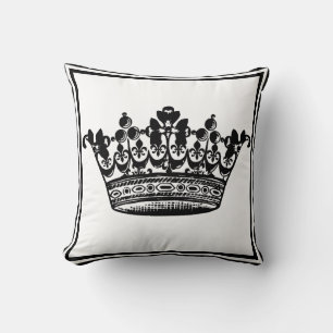 Stora Krona i Regal Black and White Pillow Kudde