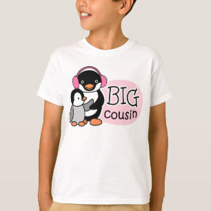 Stora kusinpingvint-skjortor t-shirt
