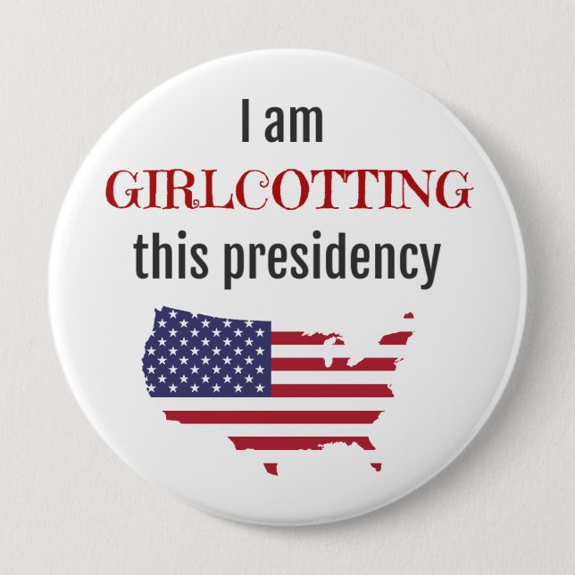 Stora kvinna marsprotesten knäppas knapp (Framsida)