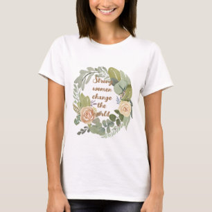 Stora kvinnor förändrar jämställdheten i den åtton t shirt