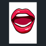 Stora Läppar | Retro Pop Art Poster 60 s 70 | Offe<br><div class="desc">"Tala sanning" 60:s 70-tal Retro poster - Minimalist Red Läppar ser fantastisk ut i ett svart ram. Följ mig på Instagram eller Facebook eller prenumerera på uppdateringar på TakaraBeech.com ...  Jag vill att kärlek ska ha kontakt med dig.  ditt nya konstverk på social-media och märkre #takarabeech</div>
