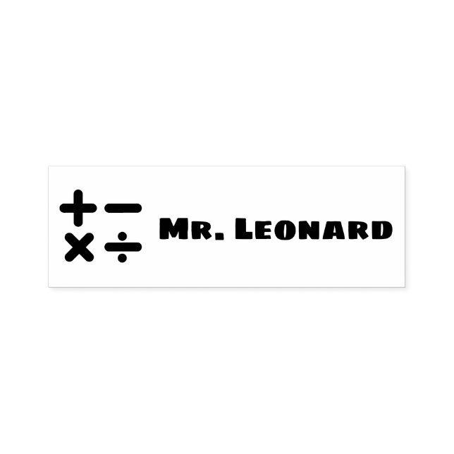 STORA LÄRARE Self-Inking Frimärke Självfärgande Stämpel (Design)