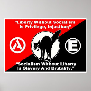 Stora liberaler och socialism poster