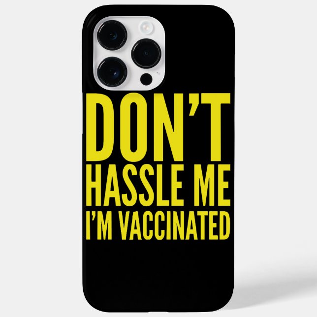 STÖRA MIG INTE, JAG ÄR VACCINERAD  (Baksida)