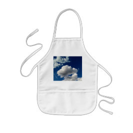 Stora mjuka moln barnförkläde