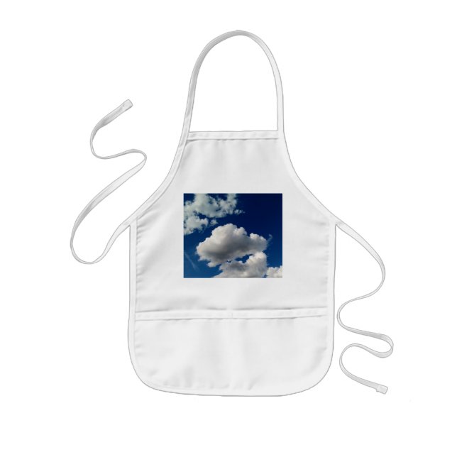 Stora mjuka moln barnförkläde (Framsidan)