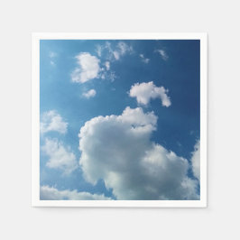 Stora moln pappersservett