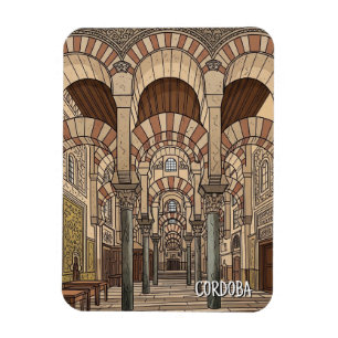 Stora moskén i Córdoba Spanien Magnet