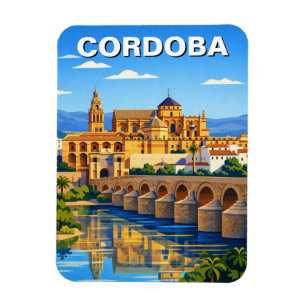 Stora moskén i Córdoba Spanien Magnet