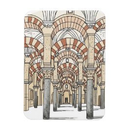 Stora moskén i Cordoba Spanien Resa Magnet
