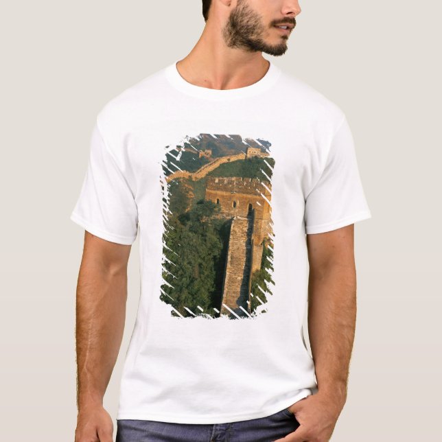 Stora muren slingrande genom berget, Kina T Shirt (Framsida)