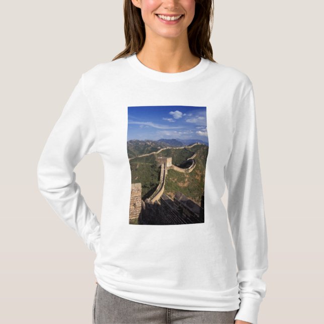 Stora muren slingrande genom berget, t shirt (Framsida)