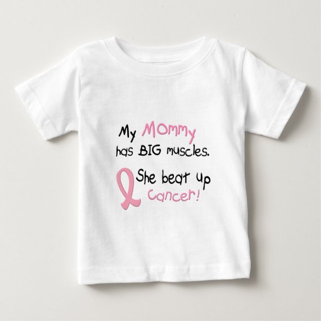 STORA MUSKLER för bröstcancer 1,1 mammor T-shirt (Framsida)