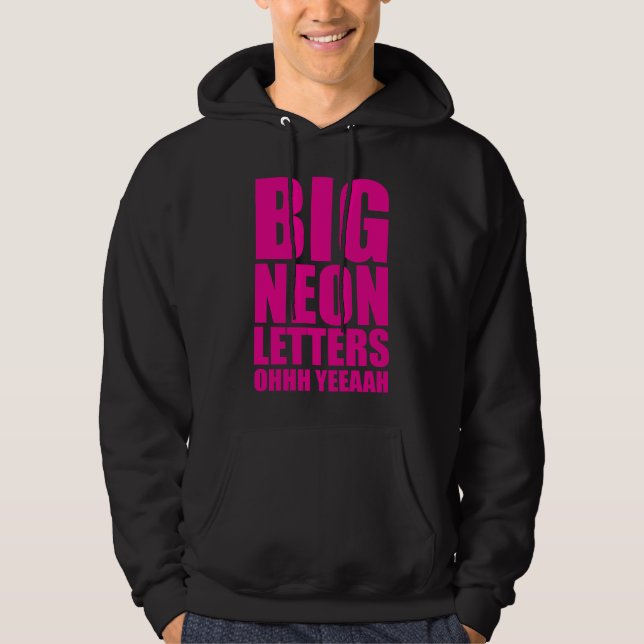Stora neonbrev sweatshirt (Framsida)