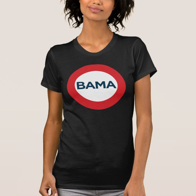 Stora Obama kvinna utslagsplats Tee Shirt (Framsida)