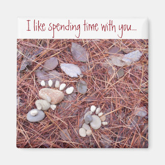 Stora och små fotavtrycksmagneter magnet