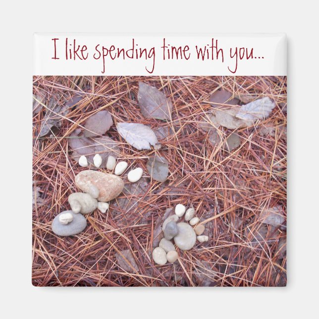 Stora och små fotavtrycksmagneter magnet (Framsidan)