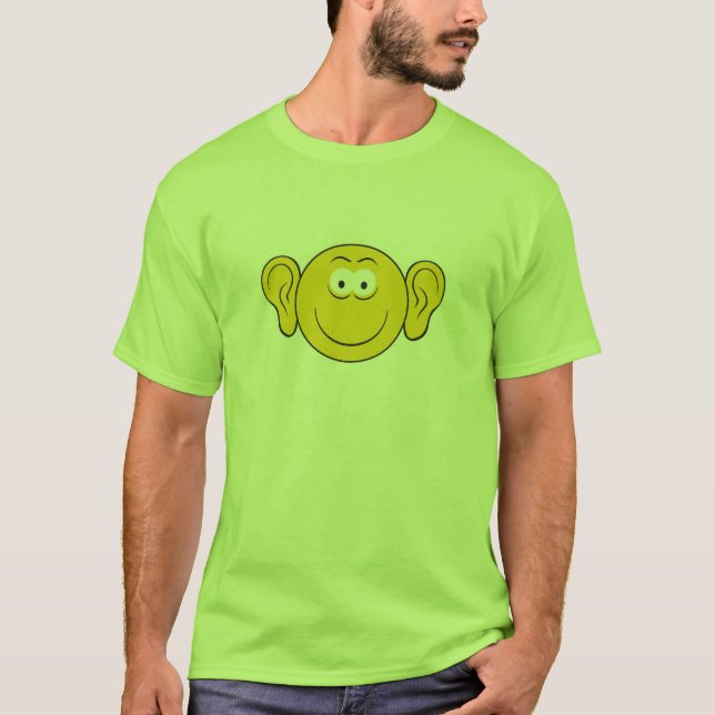 Stora Öron Ansikte T-shirt (Framsida)