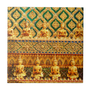 Stora palatset i Bangkok, Thailand Kakelplatta