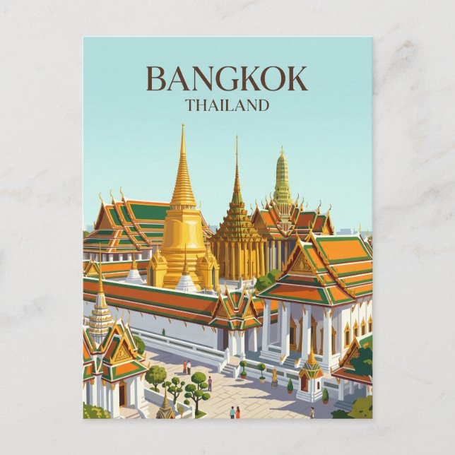 Stora palatset Thailand Vykort (Framsida)