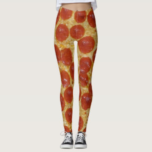 Stora pepperonipizzabagar leggings