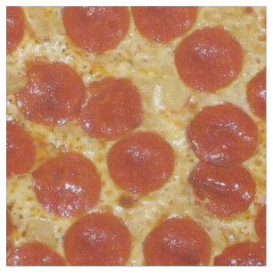Stora pepperoniska pizzafältet tyg