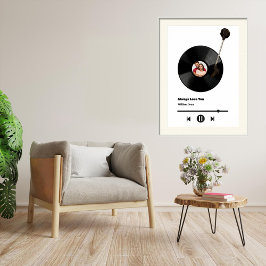 Stora Personligen vinyl Kärlek Poster