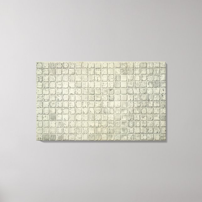 Stora plakat med ideografisk skrift från temat canvastryck (Framsida)