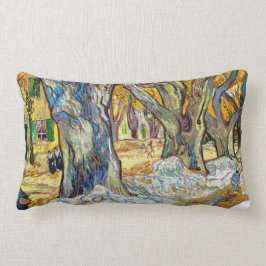 Stora platan av Vincent Van Gogh Lumbarkudde
