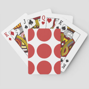 Stora Polka dots-spelkort Kortlek